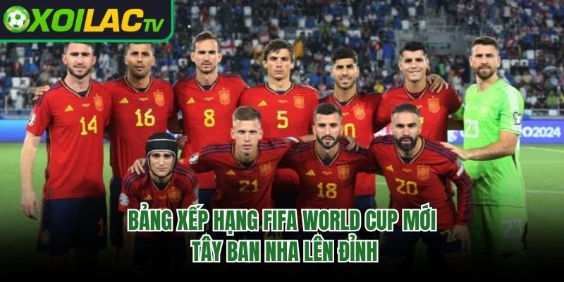 Bảng Xếp Hạng FIFA World Cup Mới: Tây Ban Nha Lên Đỉnh