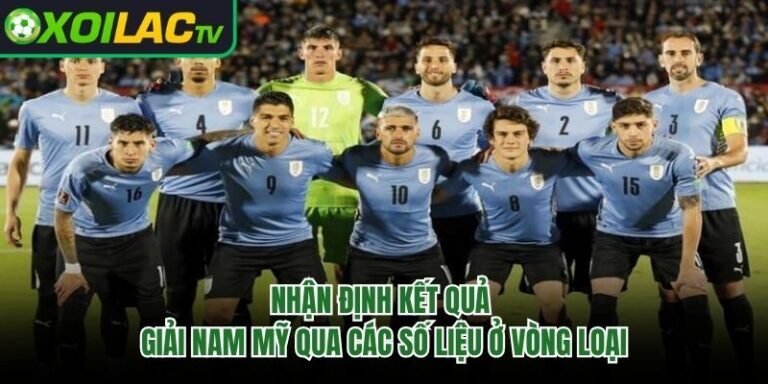 Nhận Định Kết Quả Giải Nam Mỹ Qua Các Số Liệu Ở Vòng Loại